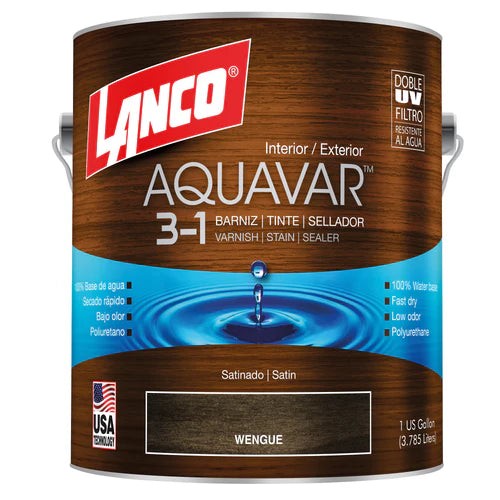 Barniz AQUAVAR Lanco Wengue 1/4 GL
