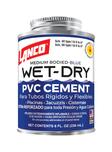 Pegamento WET-DRY para PVC Lanco 237 ml.