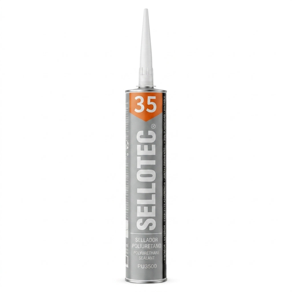 Sellador Poliuretano Sellotec Negro  290  ml