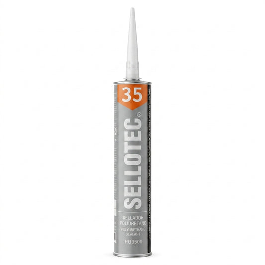Sellador Poliuretano Sellotec Negro  290  ml