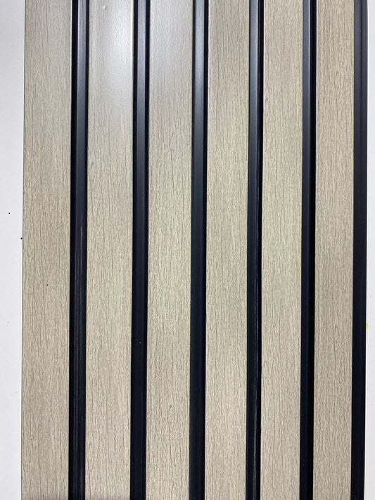 WALLPANEL K4B 2,4 METROS 3 TABLAS GRIS FONDO NEGRO