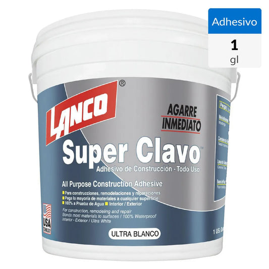 Silicona Montaje Super clavo  Lanco 1 Galon