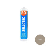 Silicona Multiproposito Sellotec Gris  Anti hongo 300 ml