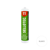 Silicona Sellotec Acetica con Fungicida  Blanca 300 ml
